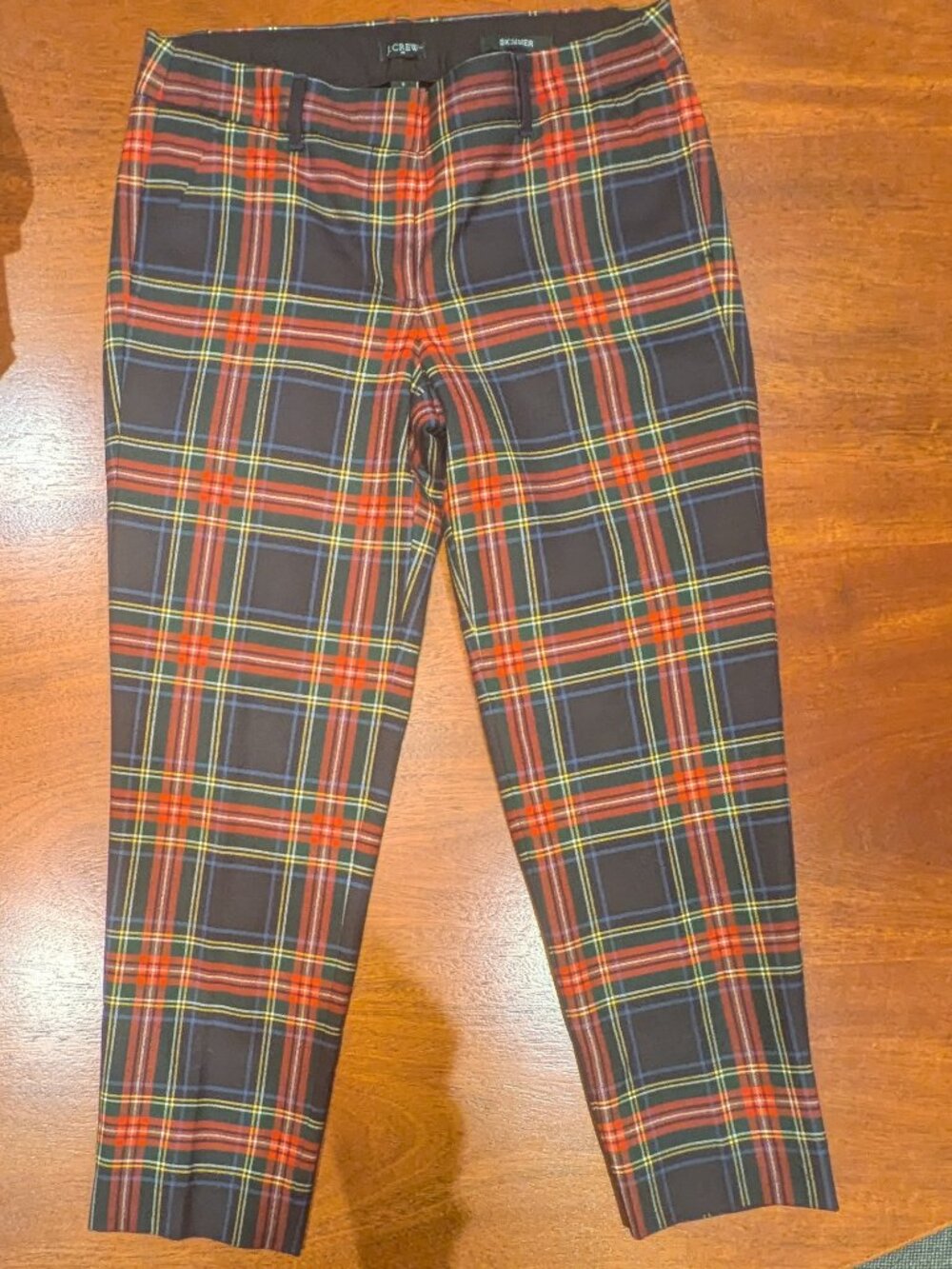 J.Crew Classic Tartan Plaid City Fit Pant